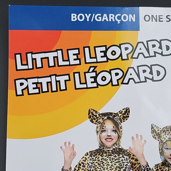 Animal Wild Leopard Kids Dress Up Costume , One Size, NWT - Picture 12 of 14